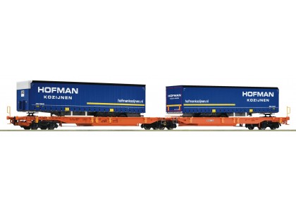Vagon articulat dublu Wascosa - H0 Roco 6600072